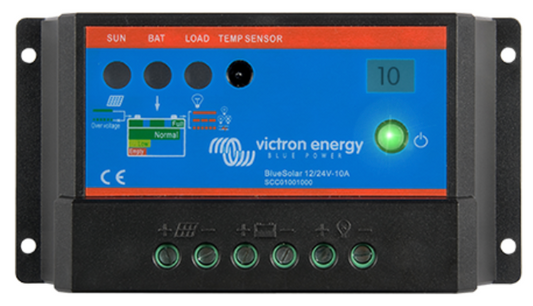 Victron Energy BlueSolar PWM Light Charge Controller 12/24V-5A