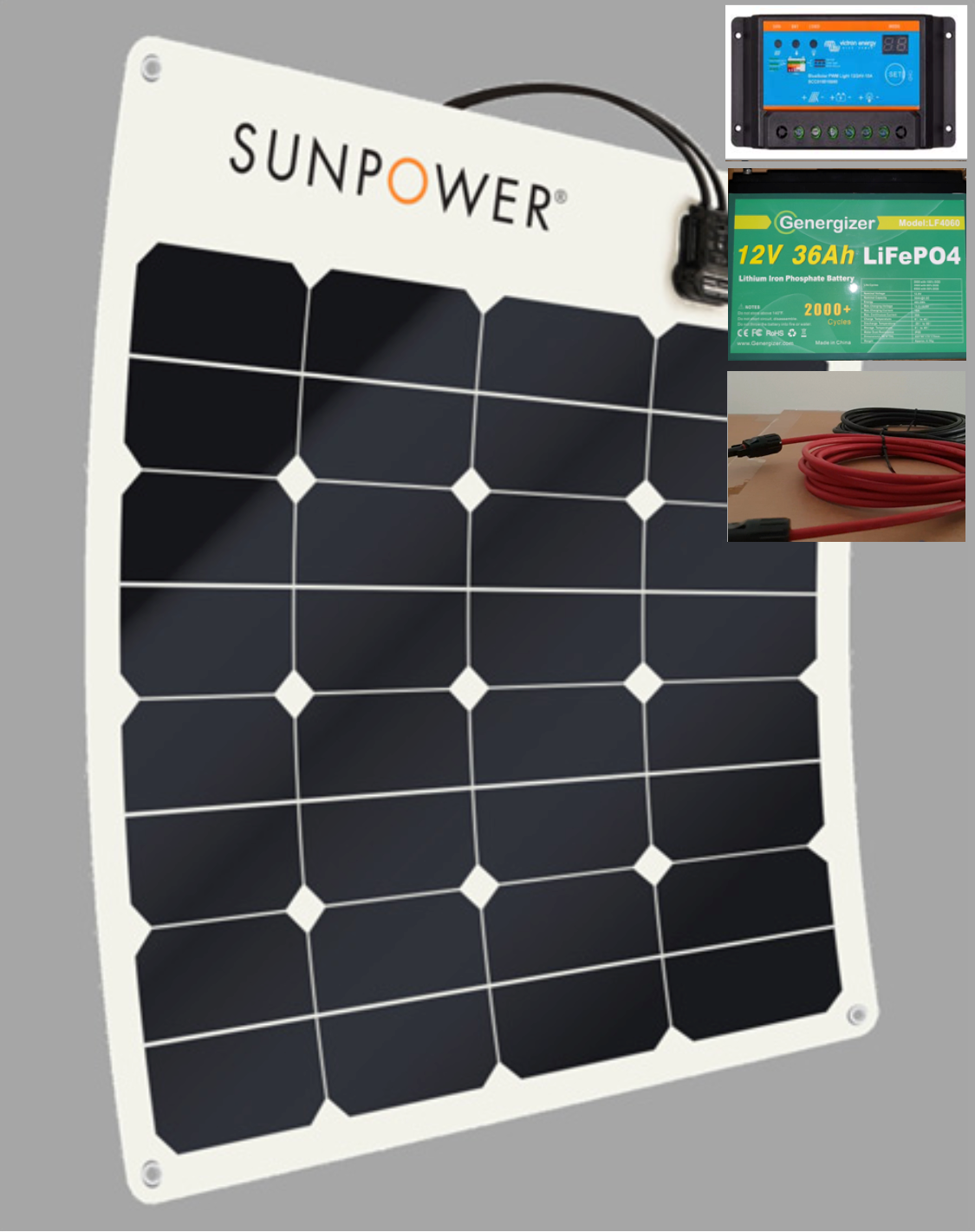 SunPower® Flexible Solar Panels 50W | SPR-E-Flex-50